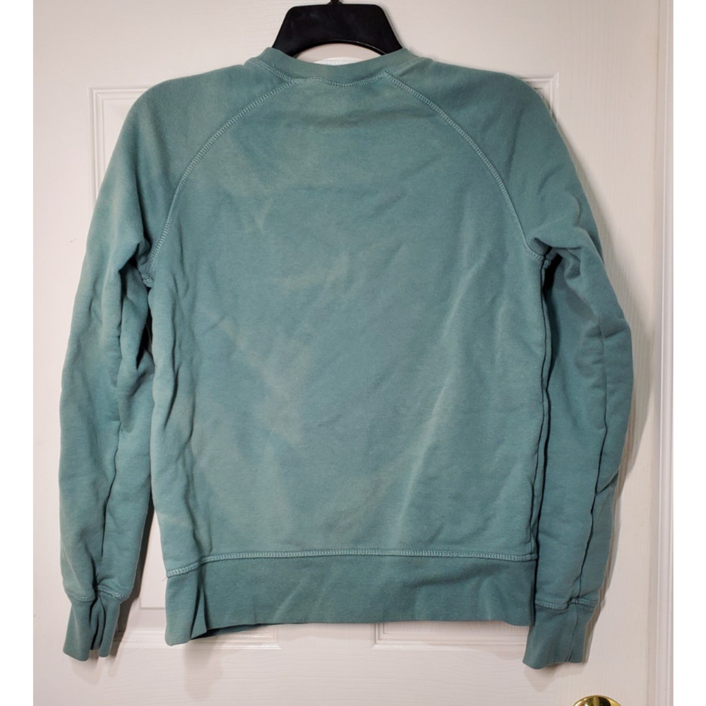 The North Face Women’s Crewneck Sweatshirt Green Logo Pullover Size Small - Picture 14 of 14